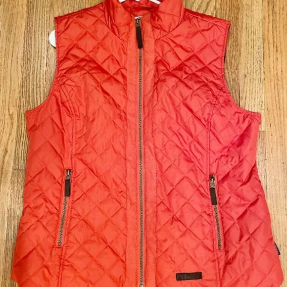 G.H. Bass & Co sz XL X Large Women's Vest Orange/Rust - Picture 3 of 11